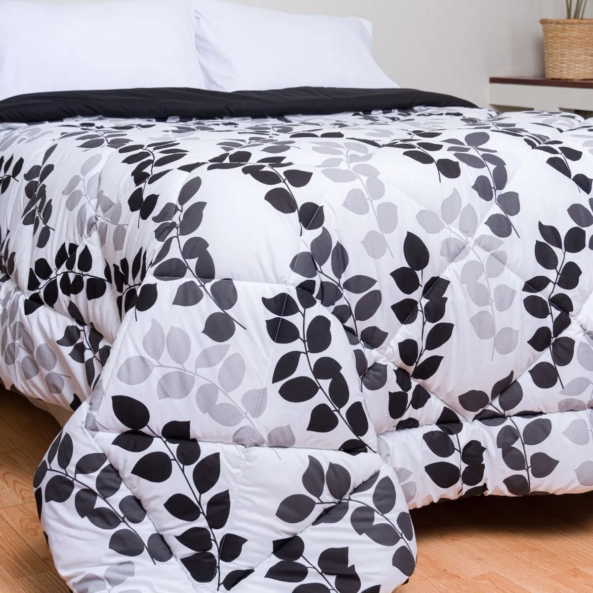 TEFI HOME - Edredón Deluxe Leaf QUEEN