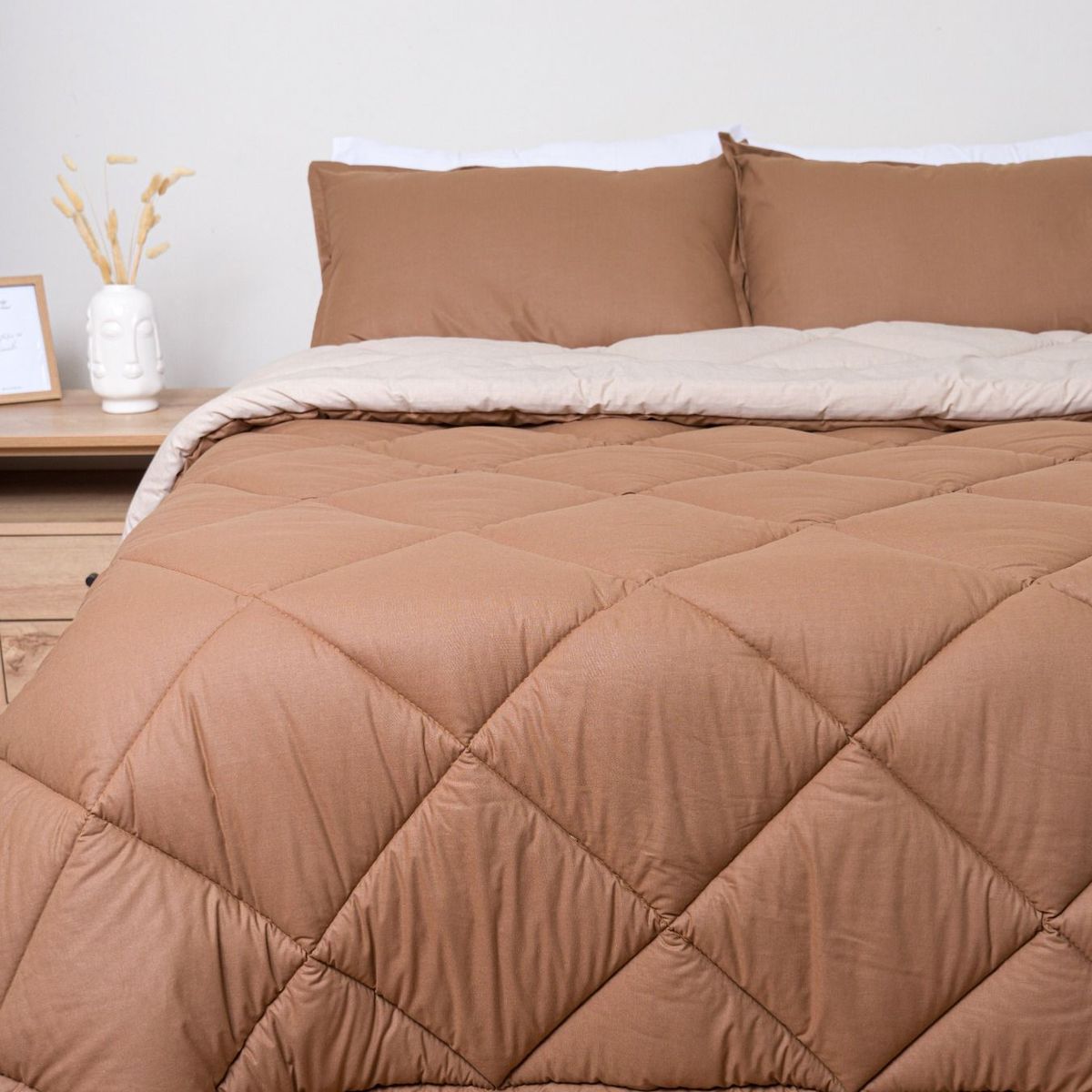 TEFI HOME - Edredón Deluxe Almendra KING