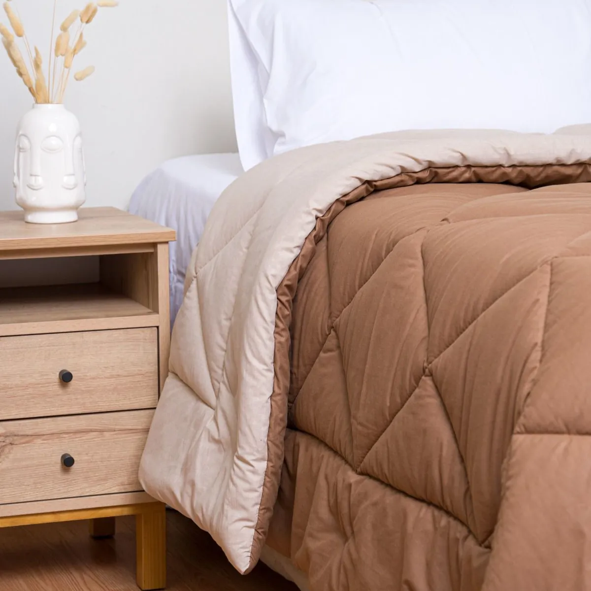 TEFI HOME - Edredón Deluxe Almendra 2 PLAZAS