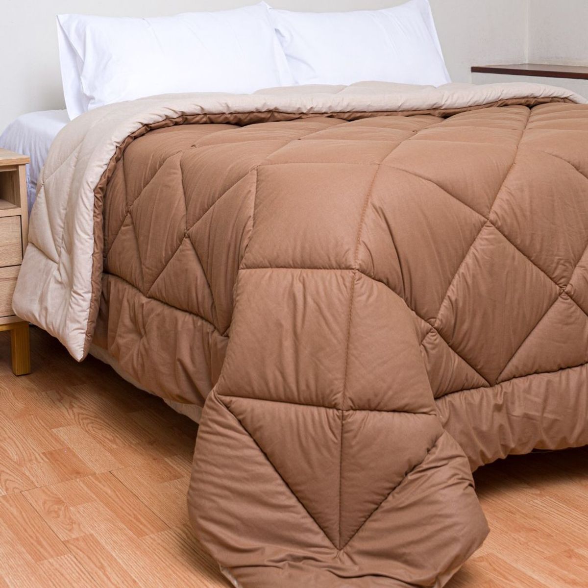 TEFI HOME - Edredón Deluxe Almendra 2 PLAZAS