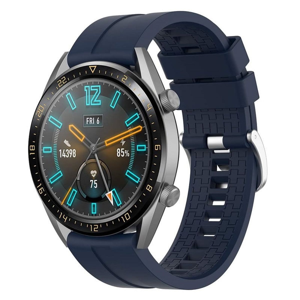 GENERICO - CORREA DE SILICONA PARA HUAWEI GT3 PRO AZUL