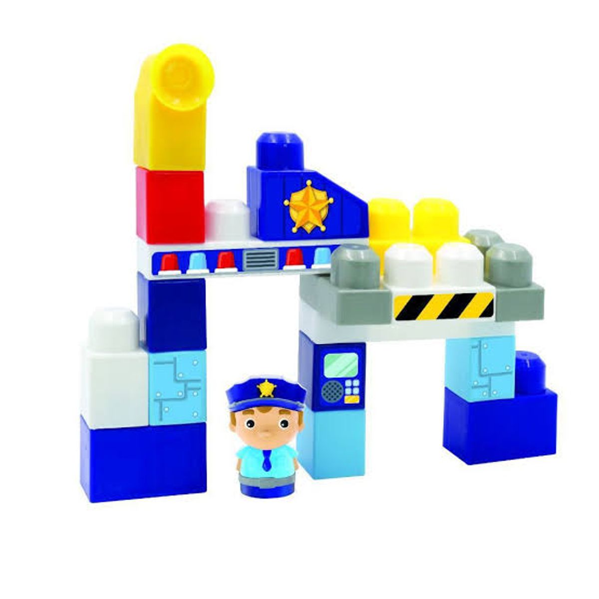 BUILD ME UP - Bloques de Construcción Estación de Policía 31 pcs