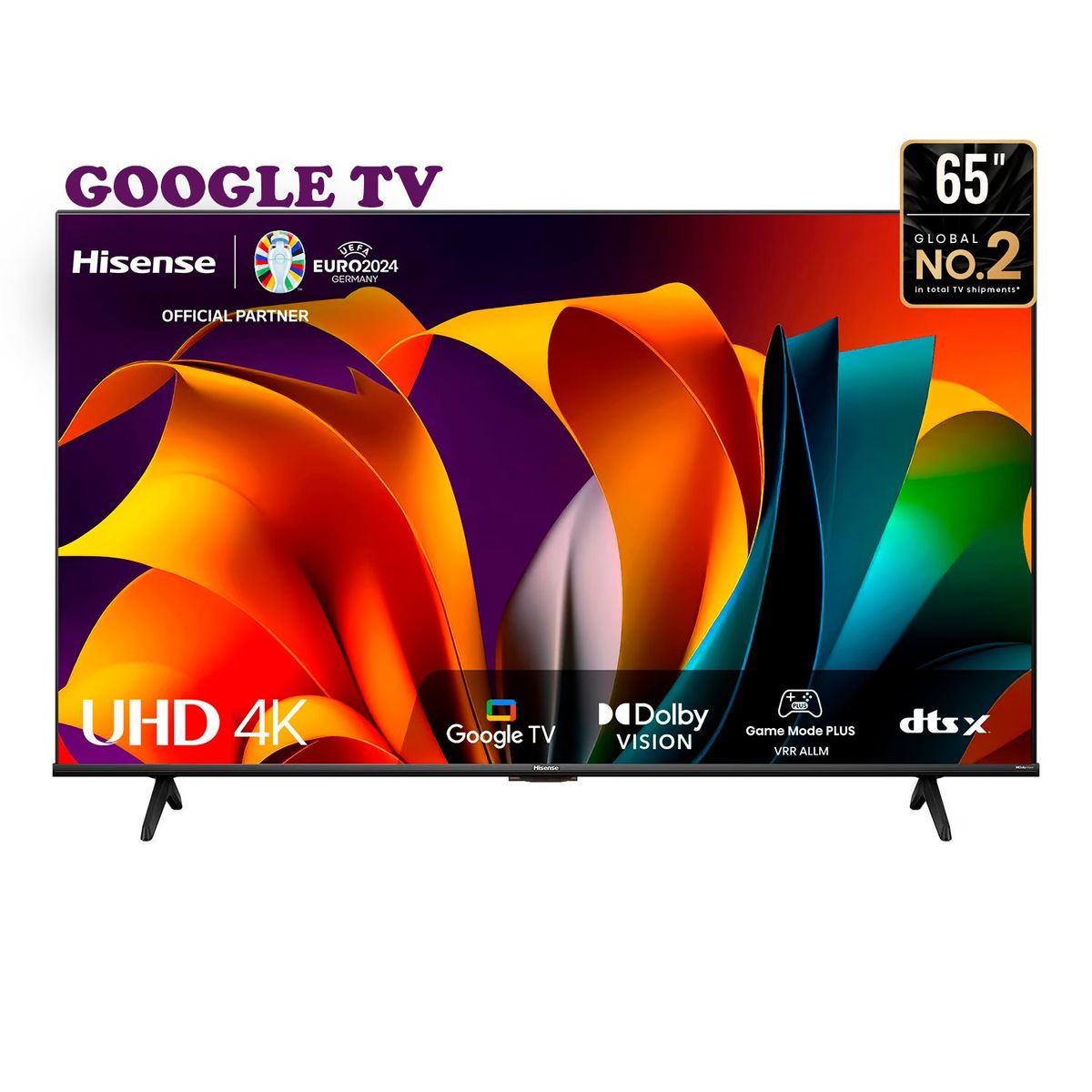 HISENSE - Televisor Hisense 65 UHD 4K Smart TV GoogleTV 65A6NA