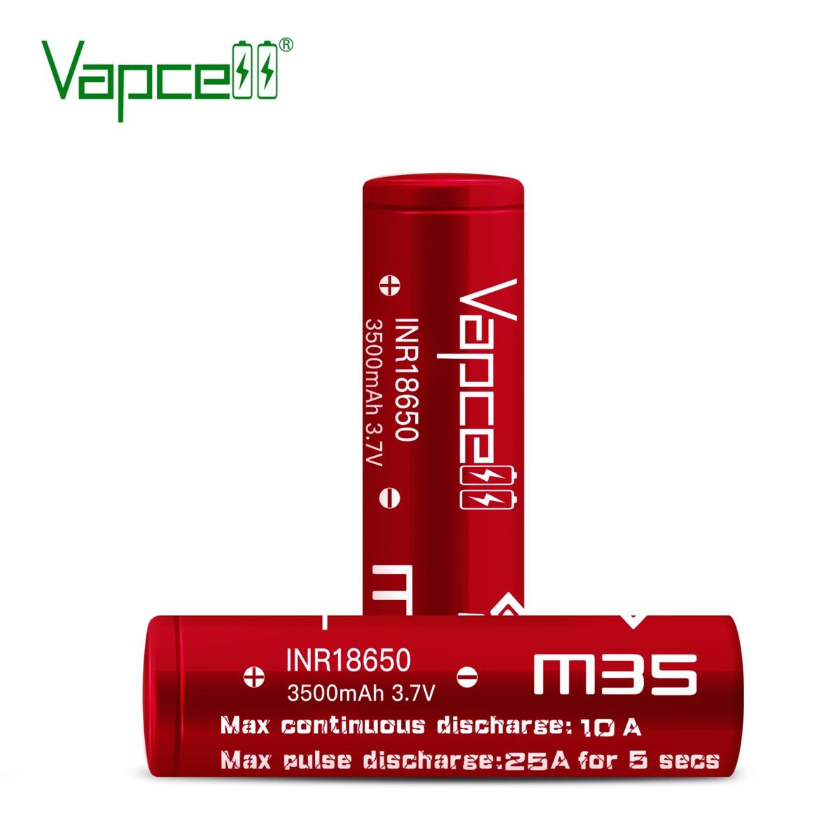 OEM - Batería Vapcell 18650 3500mAh Para Linternas, Mods Y Electrónica