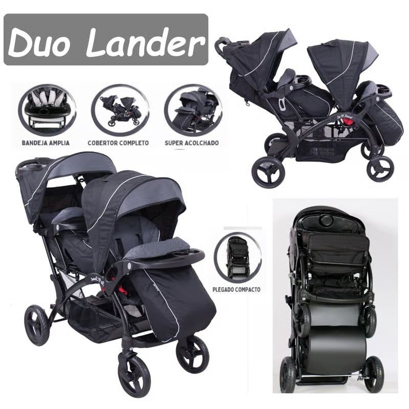 EBABY - Coche Cuna Mellicero EBABY »DUO LANDER» EB1260