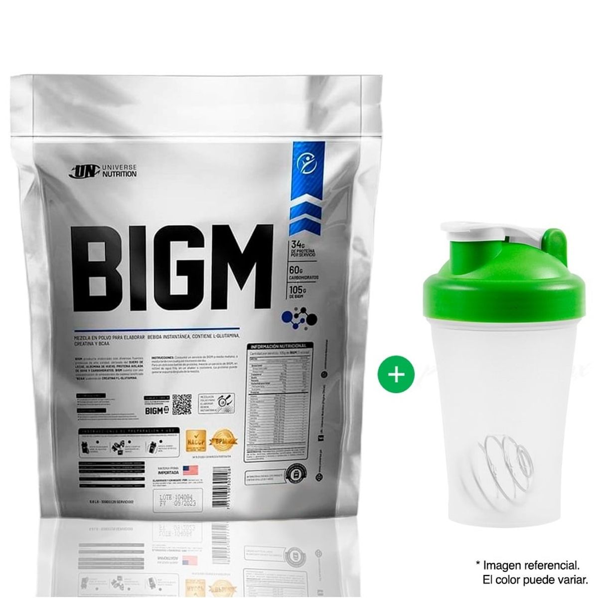 UNIVERSE NUTRITION - BIGM PROTEÍNA SUERO DE LECHE 3KG VAINILLA