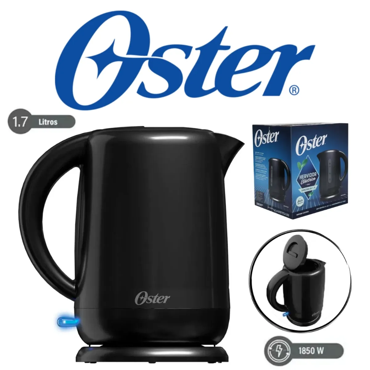 OSTER - HERVIDOR ELÉCTRICO OSTER 17LT COLOR NEGRO