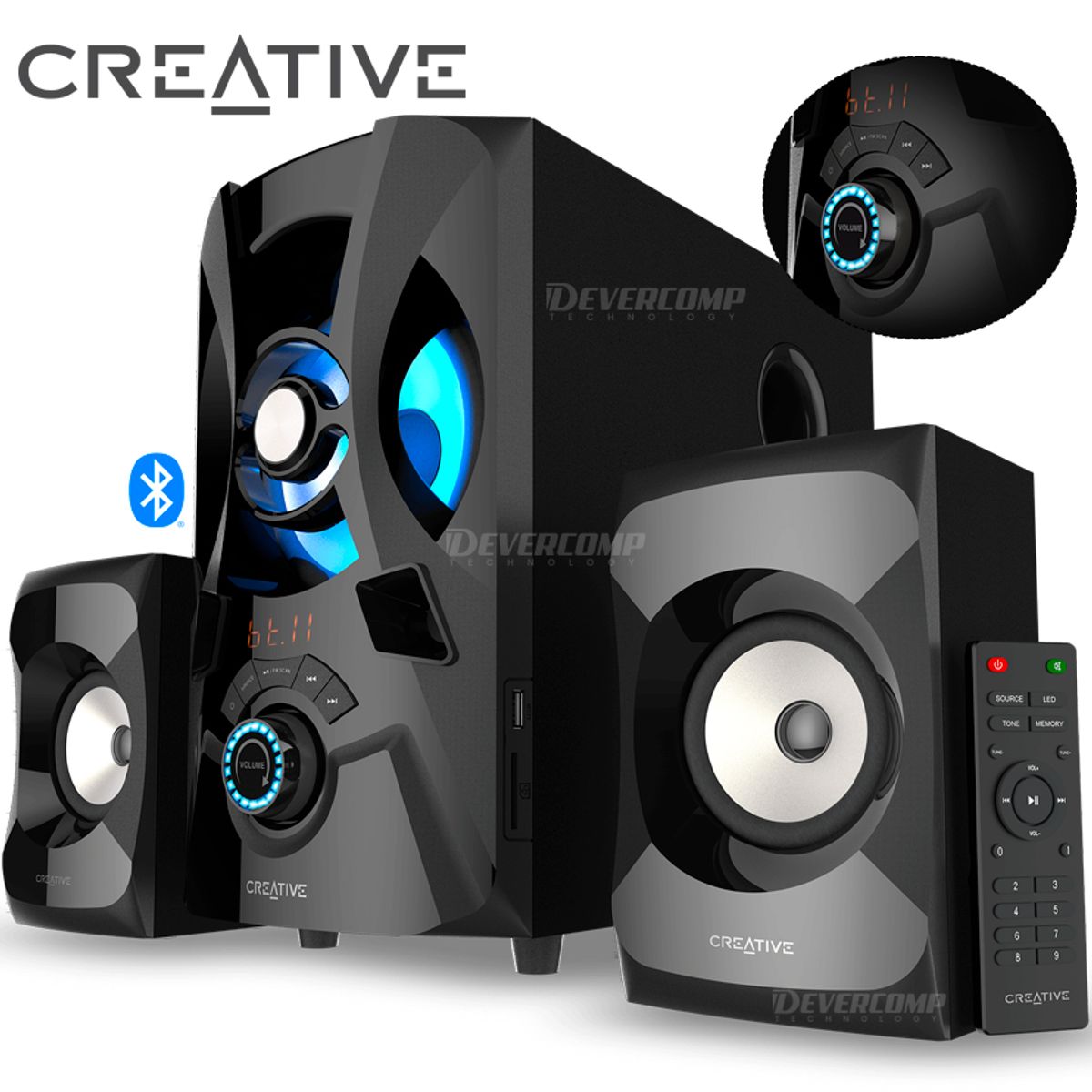 CREATIVE - Parlante Creative SBS E2900 Subwoofer Bluetooth