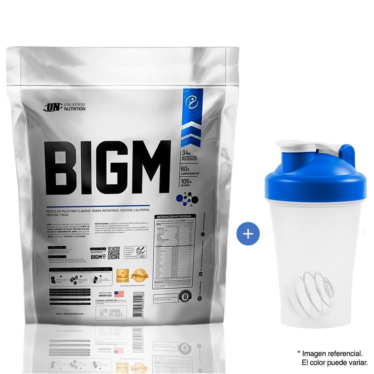 Universe Nutrition - Proteína Suero de Leche Bigm 3kg Vainilla