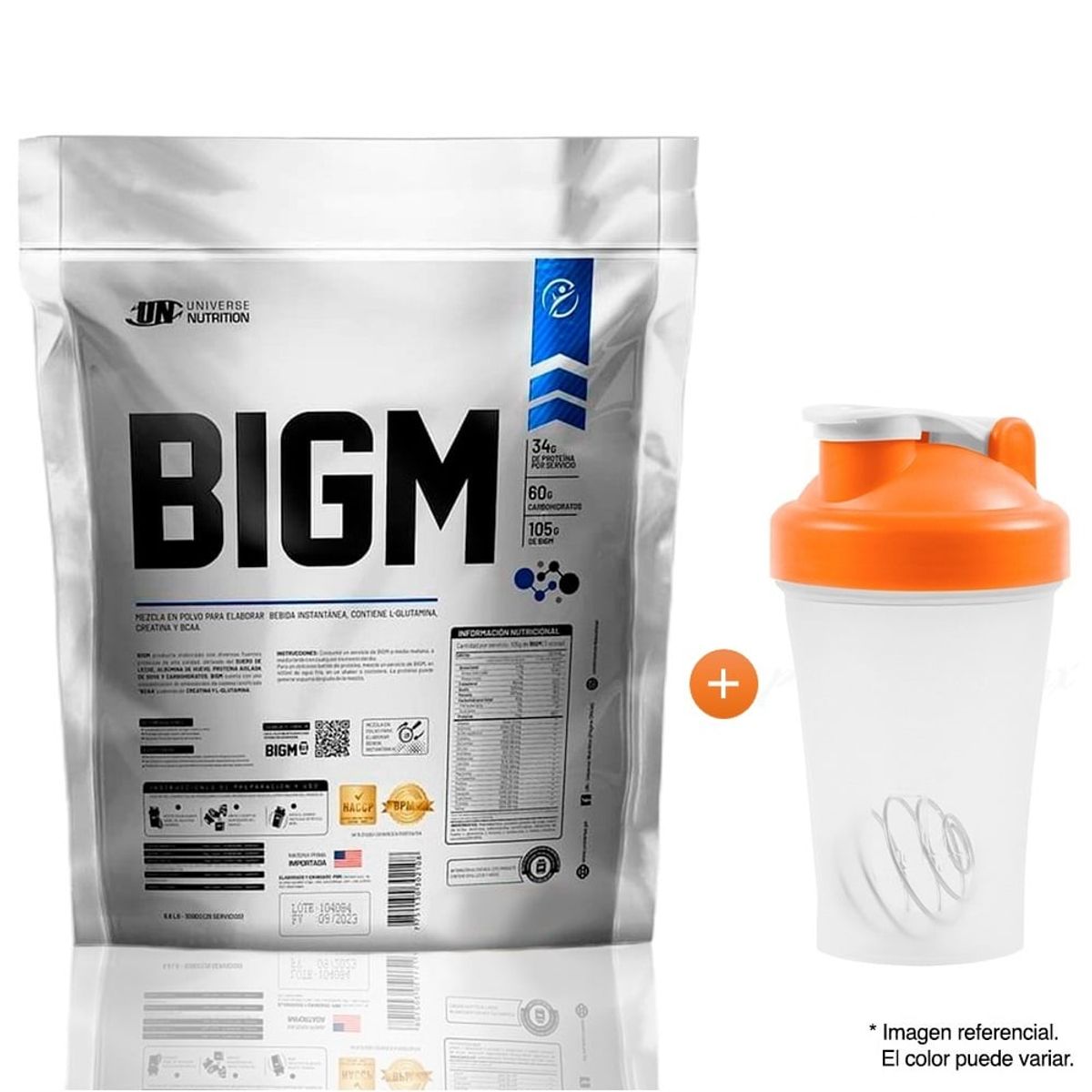 UNIVERSE NUTRITION - Proteína Universe Nutrition Bigm 3 kg Chocolate + Shaker