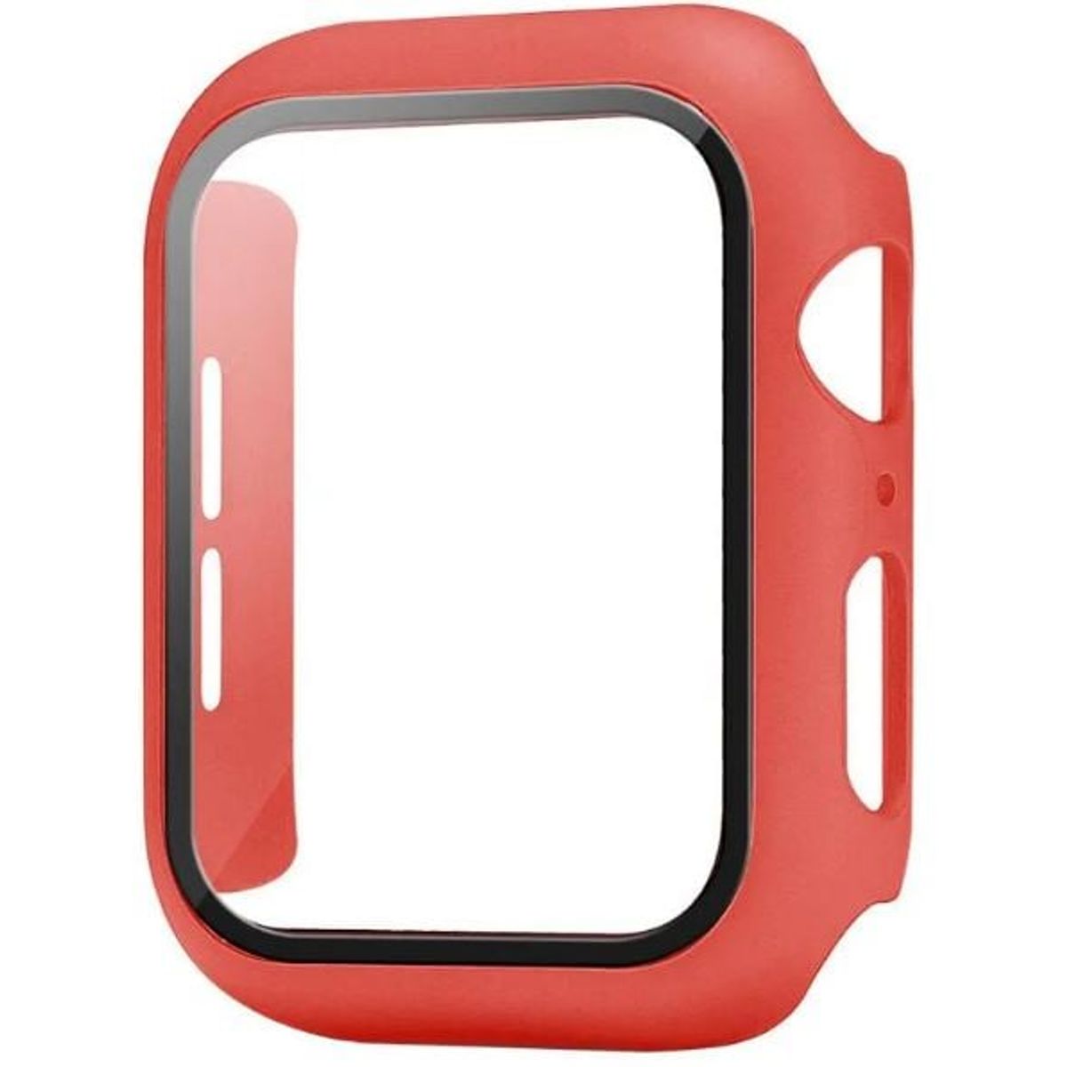 GENERICO - Case Bumper APPLEWATCH con Vidrio incorporado 38mm rojo