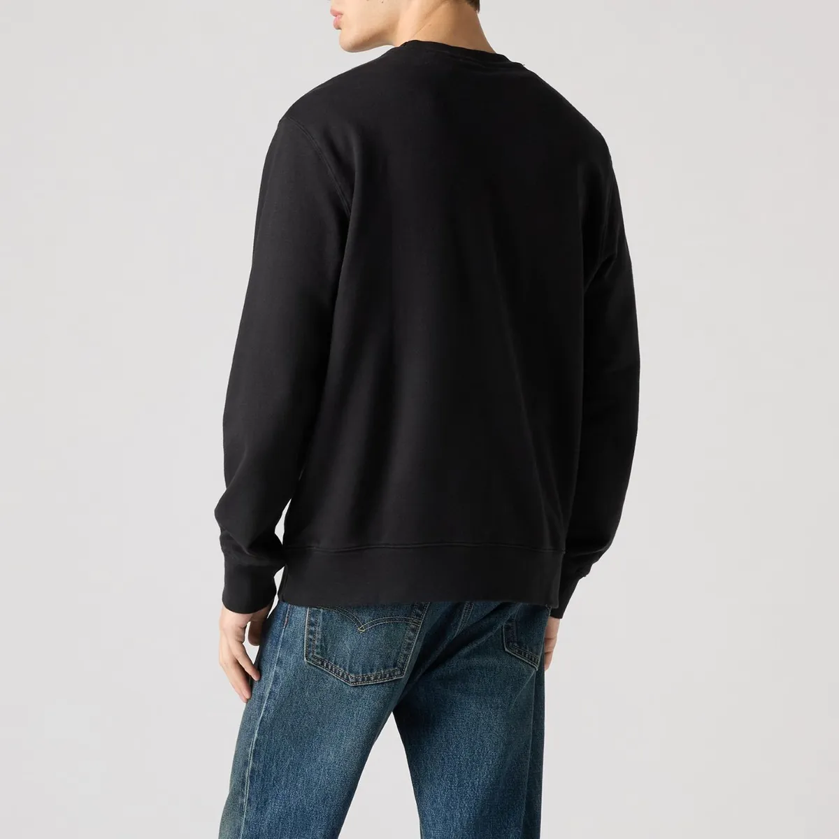 LEVIS - Polerón Hombre Batwing Negro Levis
