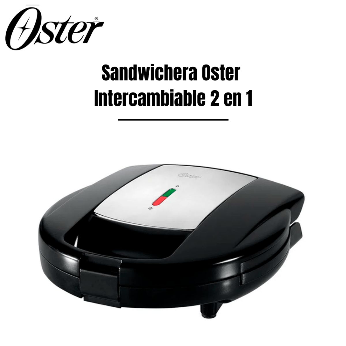 OSTER - Sandwichera Oster Intercambiable 2 en 1