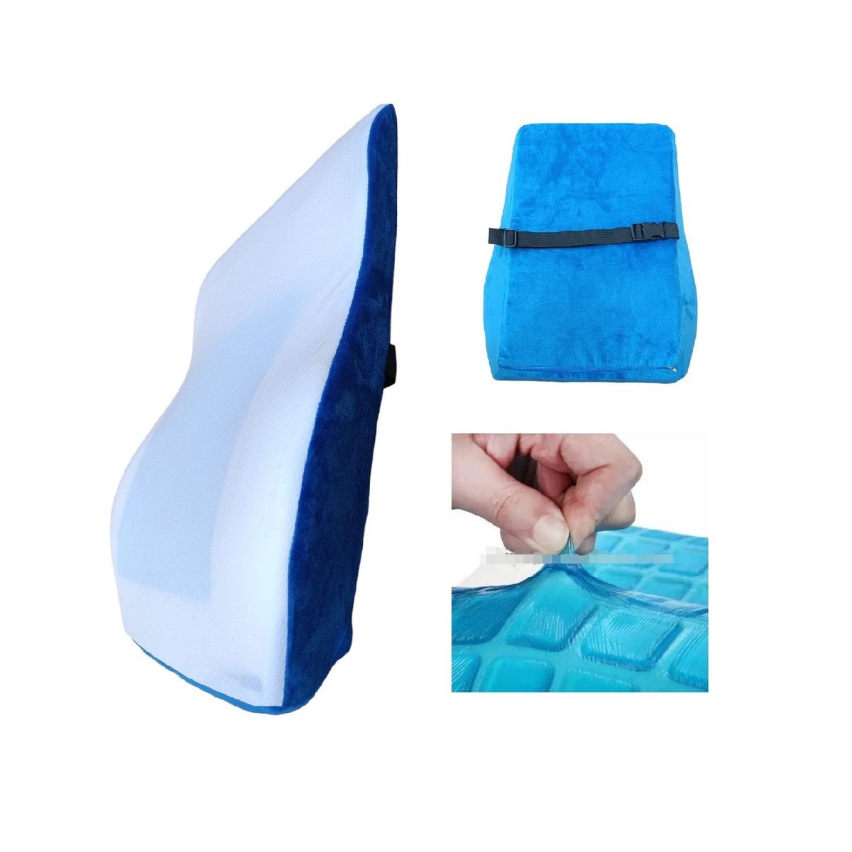 GENERICO - Respaldar Lumbar Memory Viscoelastica Ortopédico Con Gel