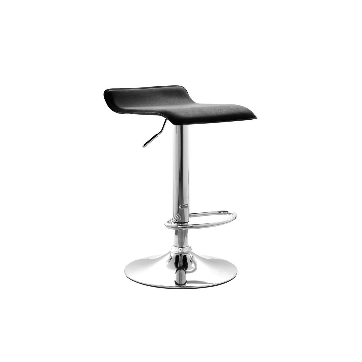 BONNO - Banco Para Bar Brand Giratorio Negro Bonno