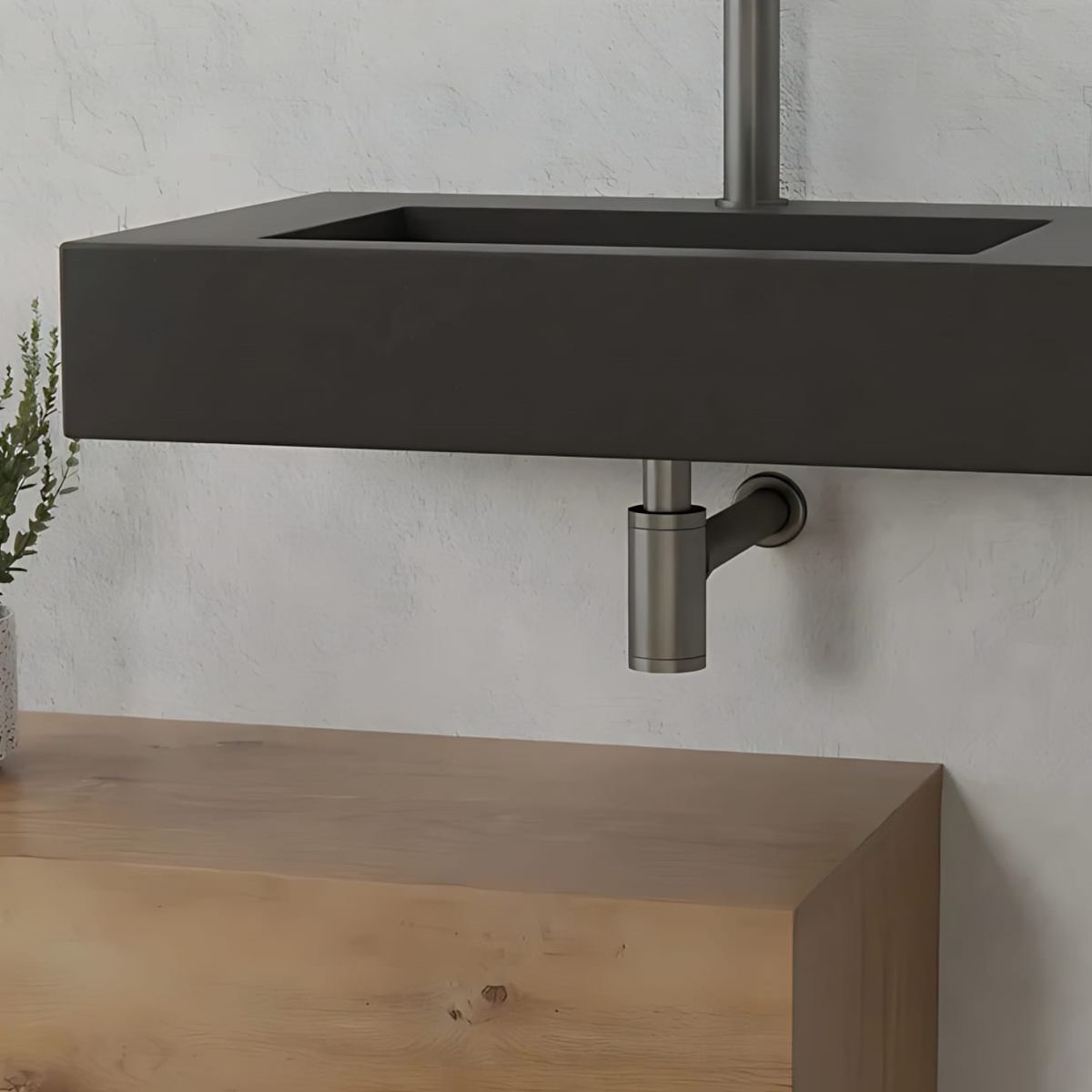 GENERICO - Trampa P/Lavatorio en  Acero Inoxidable  Premier CALIDAD GARANTIZADA