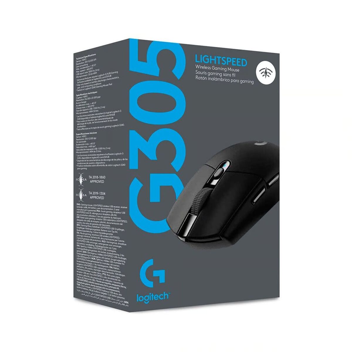 LOGITECH - MOUSE LOGITECH G305 LIGHTSPEED 910-005281 WIRELESS