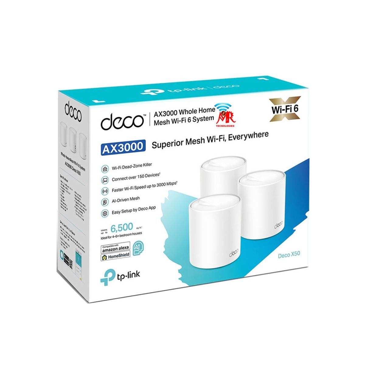 TP LINK - DECO X50 3PACK MESH WI-FI 6 AX3000 TP-LINK