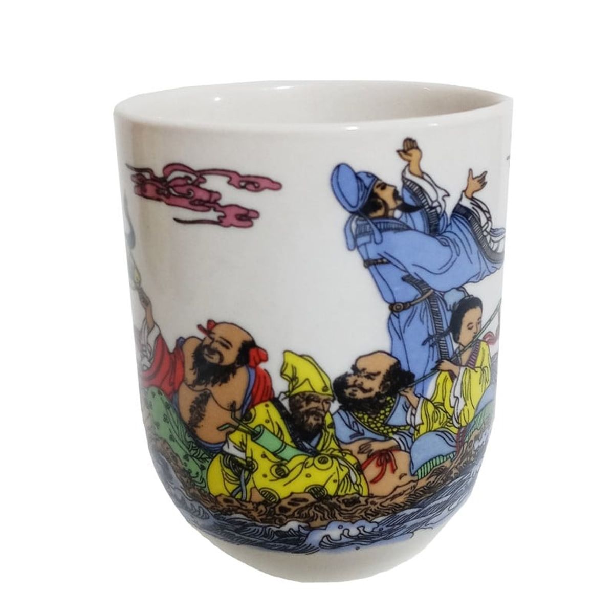 GENERICO - Cuenco Para Infusion Oriental Dioses Jade Bashosen 1pza