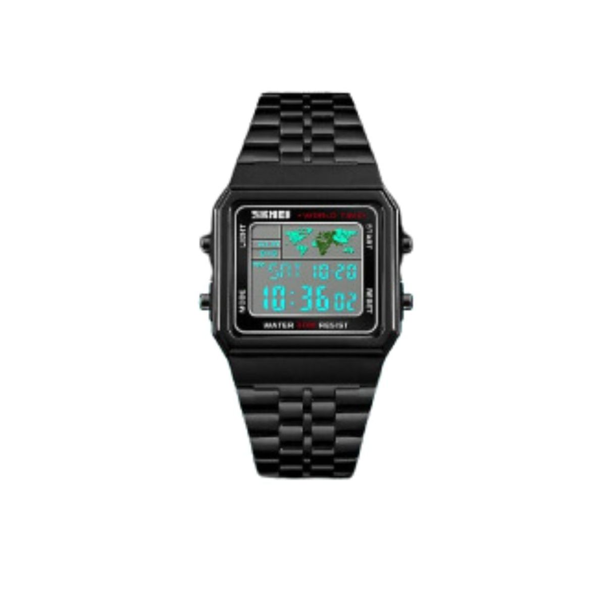 SKMEI - Reloj Skmei 1338 Stainless Steel Digital Negro