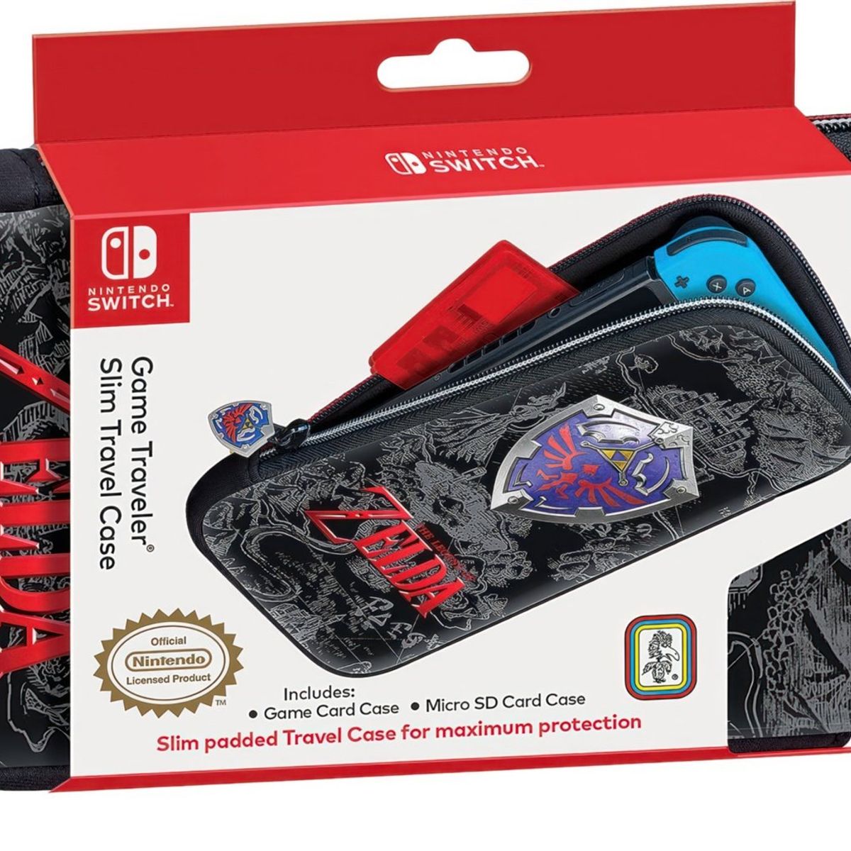 NINTENDO - Estuche Game Traveler - Slim Travel Case - NNS15Z Zelda HyruleShield