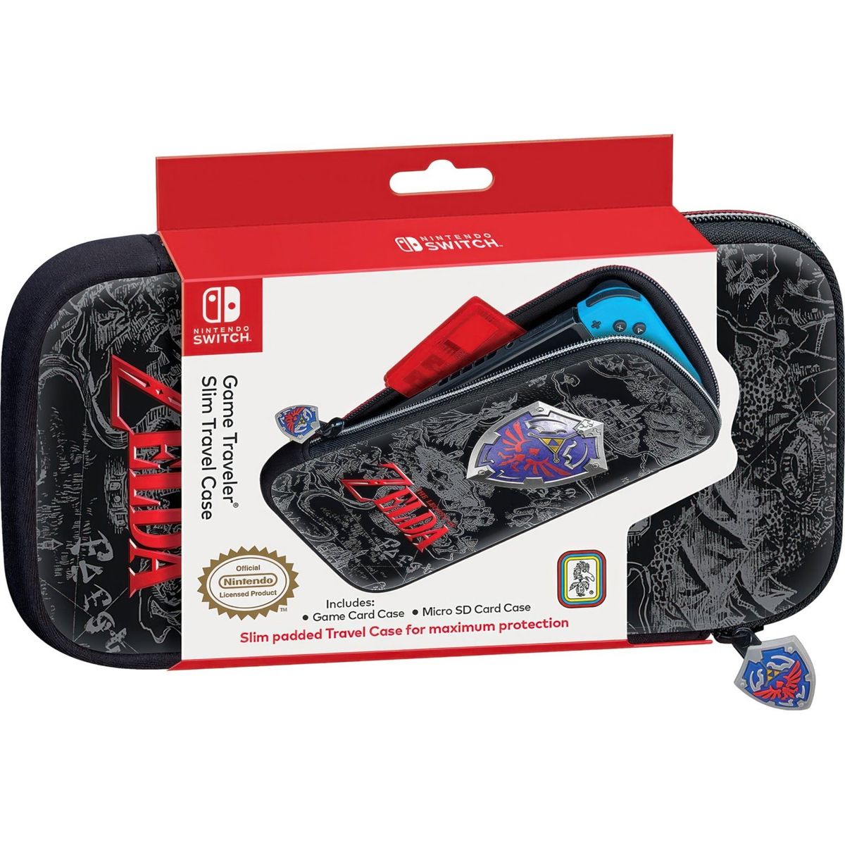 NINTENDO - Estuche Game Traveler - Slim Travel Case - NNS15Z Zelda HyruleShield