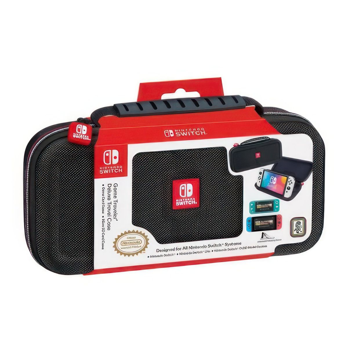 NINTENDO - Estuche Game Traveler - Deluxe Travel Case - NNS40 Estuche Negro
