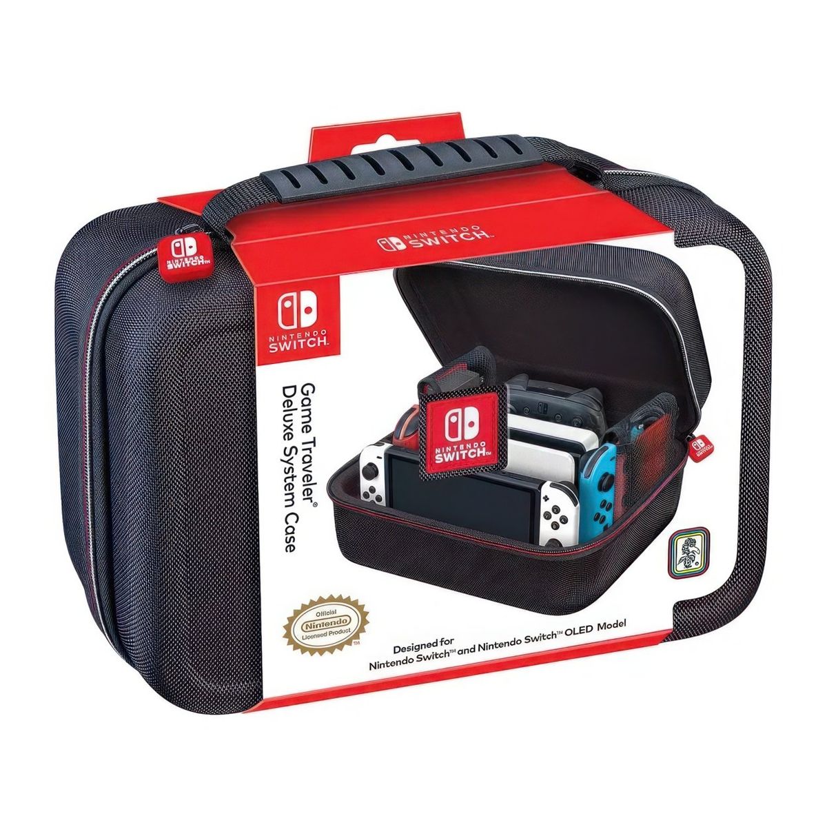 NINTENDO - Estuche Game Traveler -Deluxe System Case - NNS61 Estuche Negro