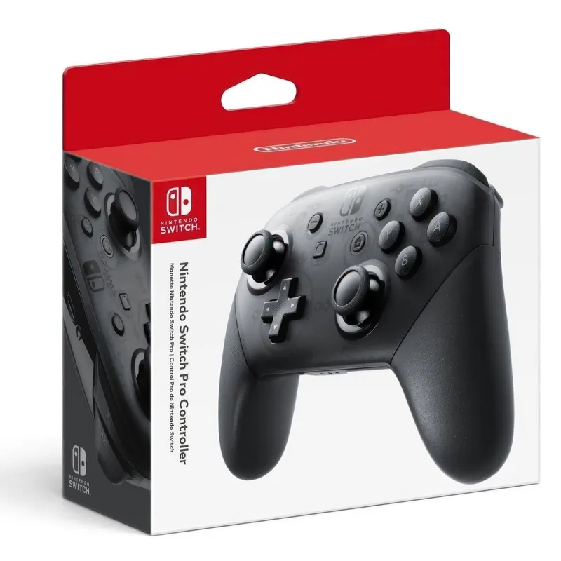 NINTENDO - Control Inalámbrico Pro Controller Negro US para Nintendo Switch