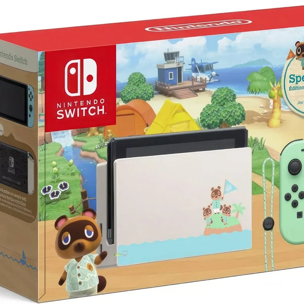 NINTENDO - Consola de videojuegos Nintendo Switch 2019 Animal Crossing EU.
