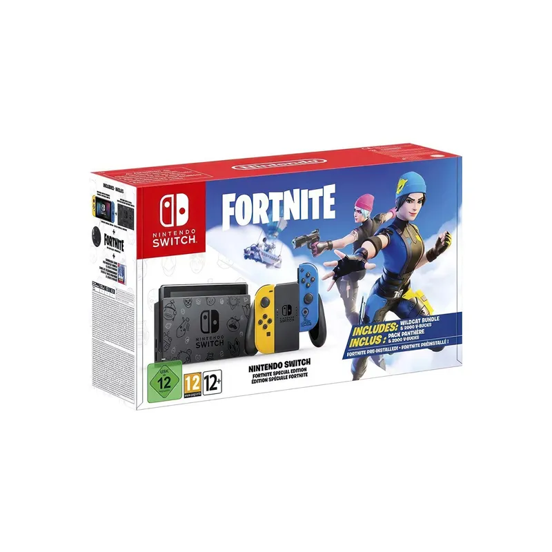 NINTENDO - Consola Nintendo Switch Fortnite EU - NO INCLUYE CÓDIGO DE CANJE.