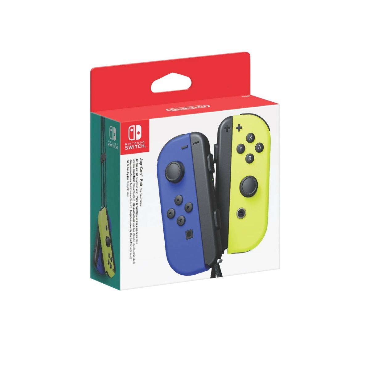 NINTENDO - Controles Inalámbricos Joy-Con Azul Amarillo Neon JP