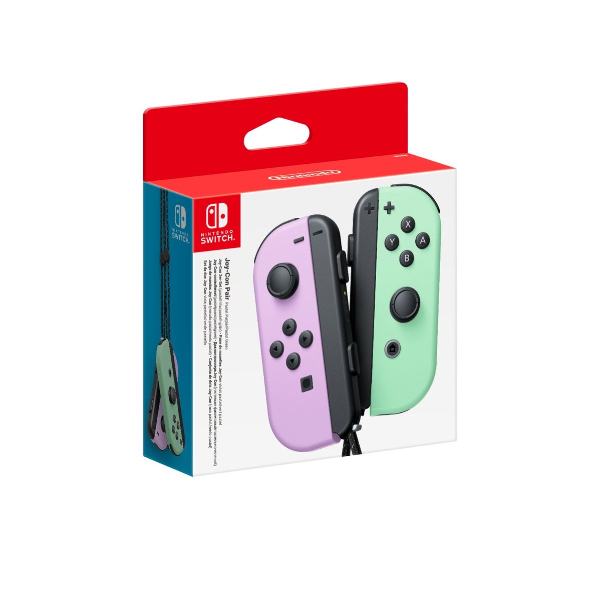 NINTENDO - Controles Inalámbricos Joy-Con Morado Verde Pastel US
