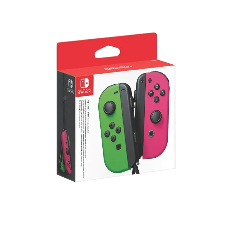 NINTENDO - Controles Inalámbricos Joy-Con Rosa Verde Neon US