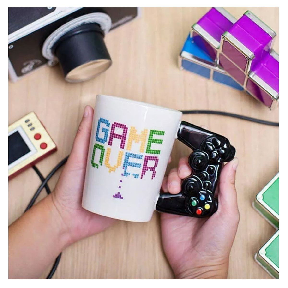 OTTOWARE - Taza Creativa de Cerámica Game Over