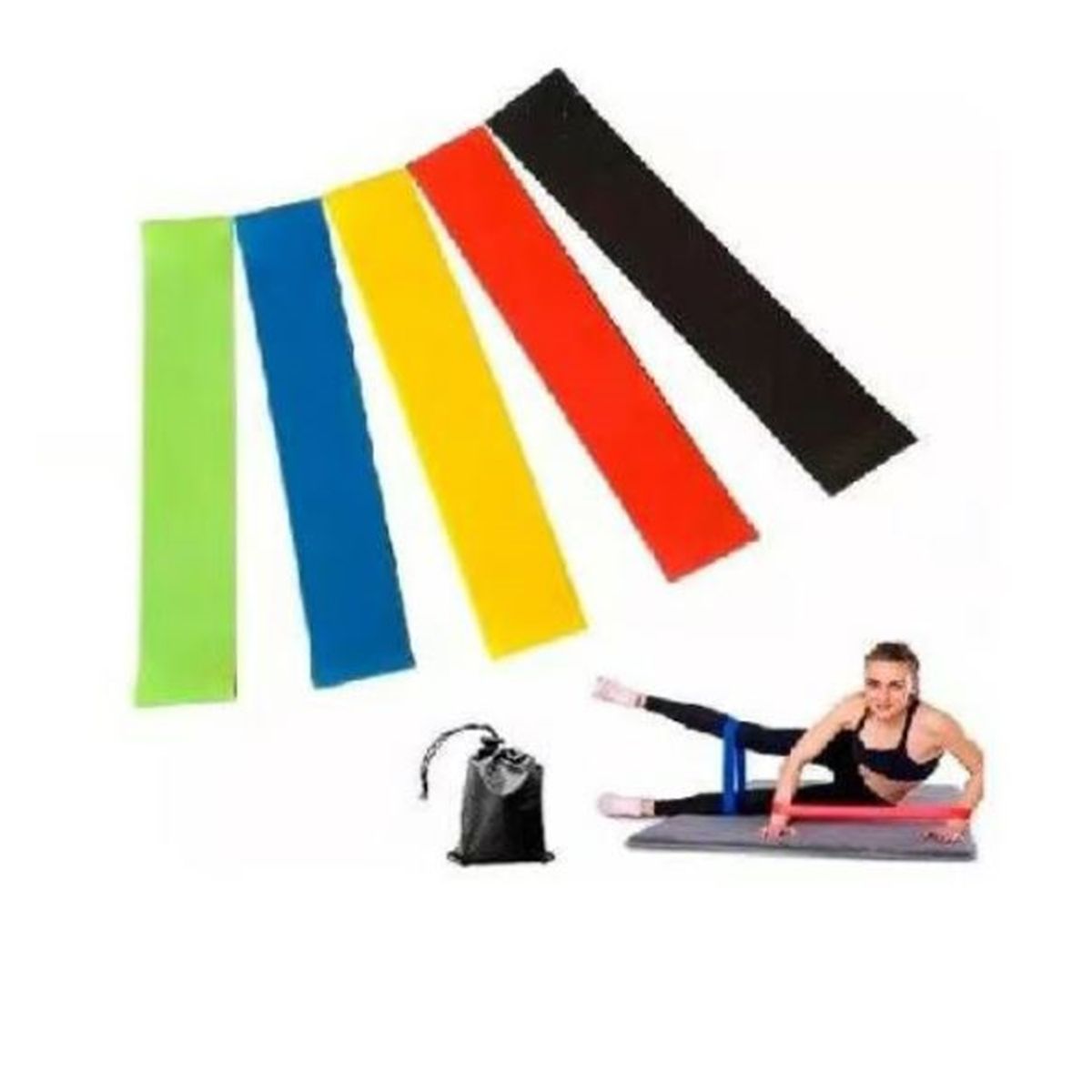 GENERICO - Combo Set de Ligas + Bandas Elásticas Reforzado