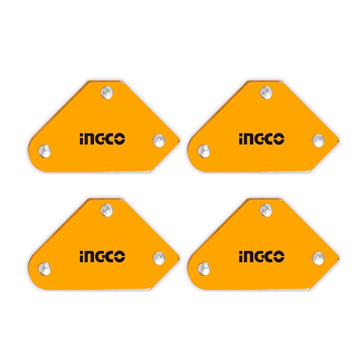 INGCO TOOLS - Set de 4 escuadras magneticas para soldar Ingco