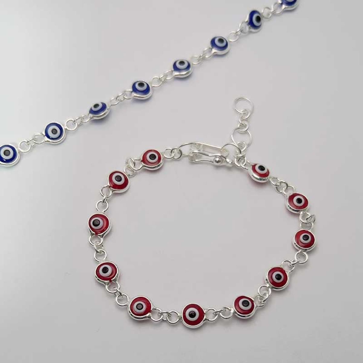 GENERICO - Pulsera Ojo turco con plata Musas Vanidosas