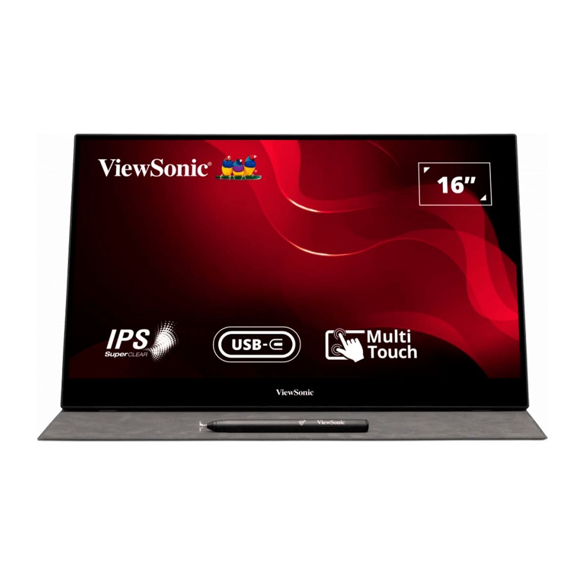 VIEWSONIC - MONITOR VIEWSONIC TD1655 16" PORTATIL TACTIL FHD IPS 60HZ P/N: TD1655