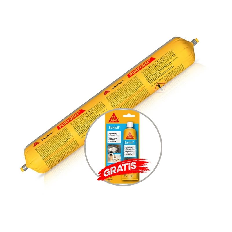 SIKA - Adhesivo y Sellante de juntas Sikaflex 11FC Purform gris 600ml