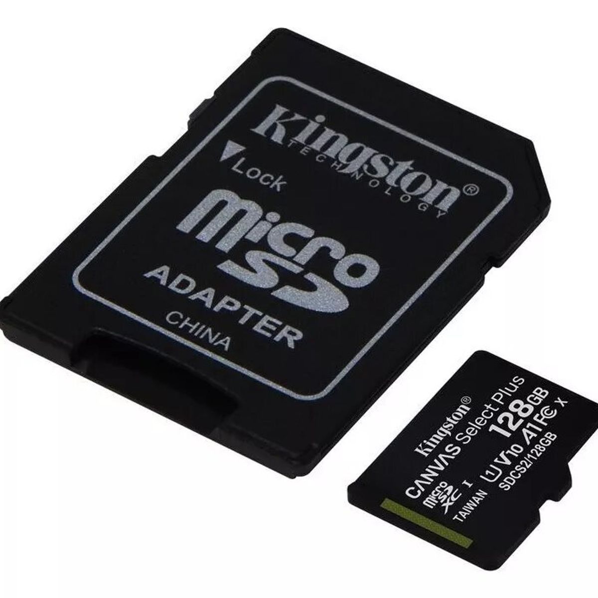 KINGSTON - MEMORIA KINGSTON MICRO SD 128GB  con Adaptor -  SDCS2/128GB