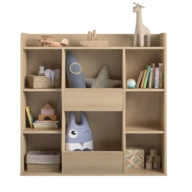 GENERICO - Librero Juguetero Mueble Infantil Lila 3 Niveles - Gaudi