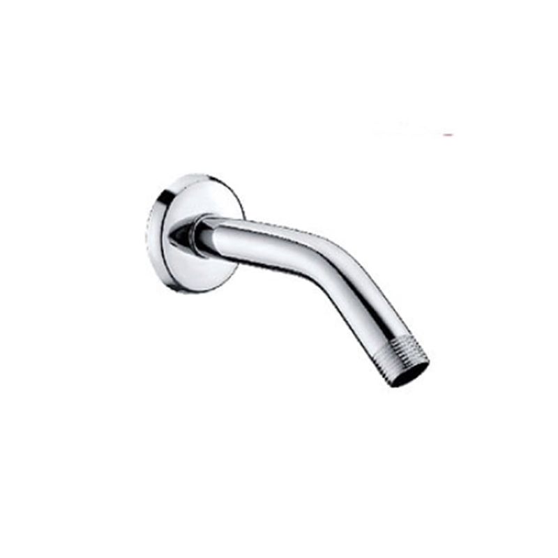 GENERICO - BRAZO TUBULAR DE ACERO CROMADO PARA DUCHA 16CM