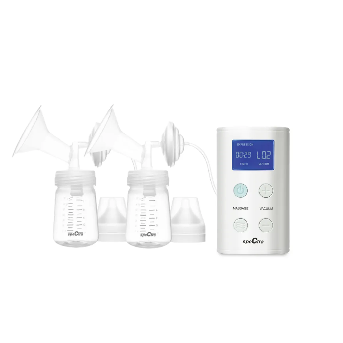 SPECTRA - Extractor de leche eléctrico speCtra 9 Plus - Doble, Compacto, Portátil y recargable