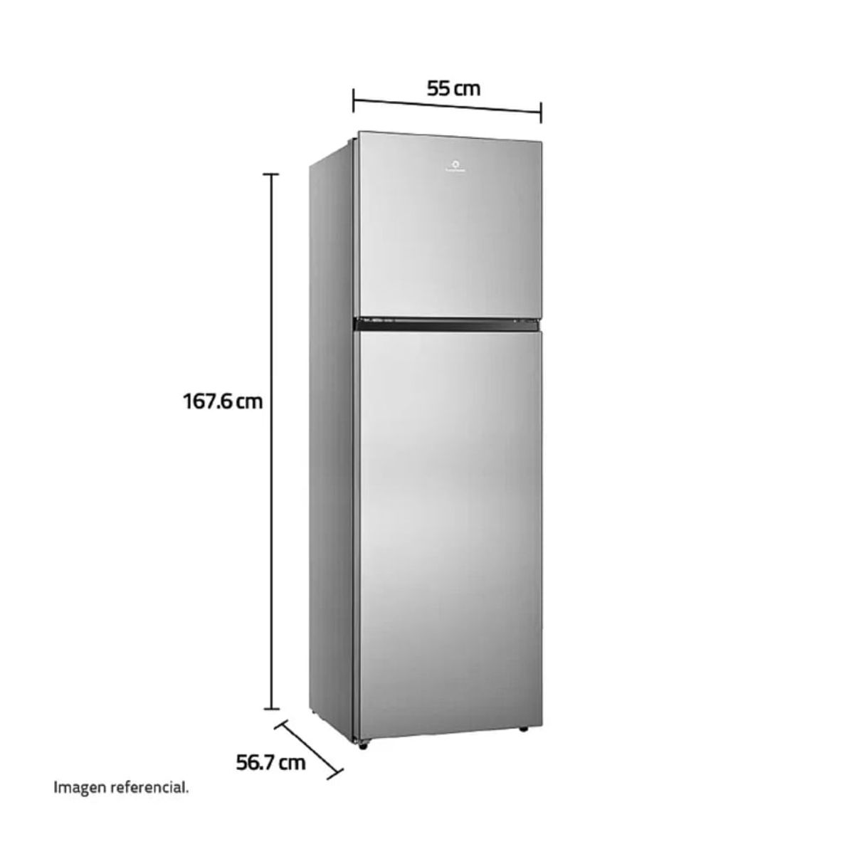 INDURAMA - Refrigeradora Indurama 248 Litros Top Mount RI-389 Croma