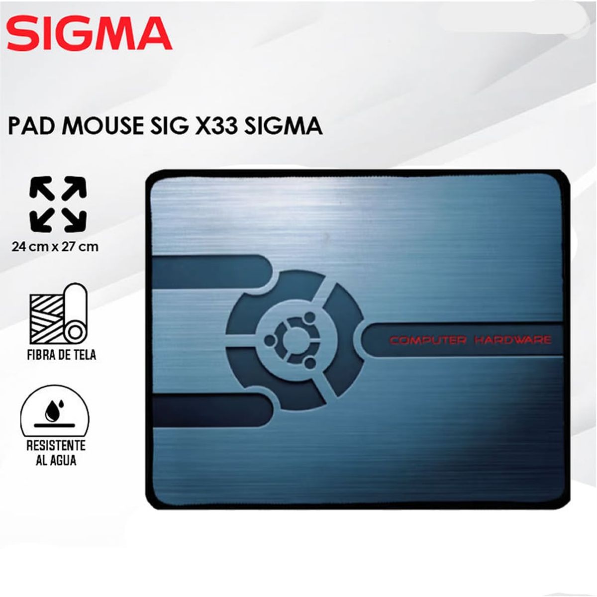 SIGMA - PAD MOUSE - SIG X33+W HARDWARESIGMA