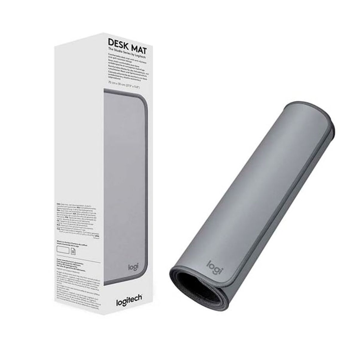 LOGITECH - MousePad Logitech DeskMat Gris Studio Series Dark