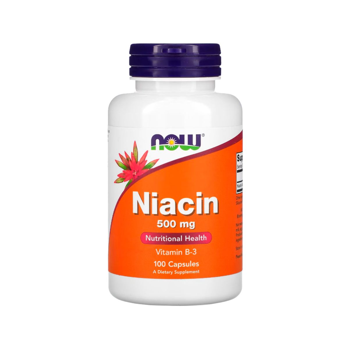 NOW - Niacin 500 mg 100 Veg caps