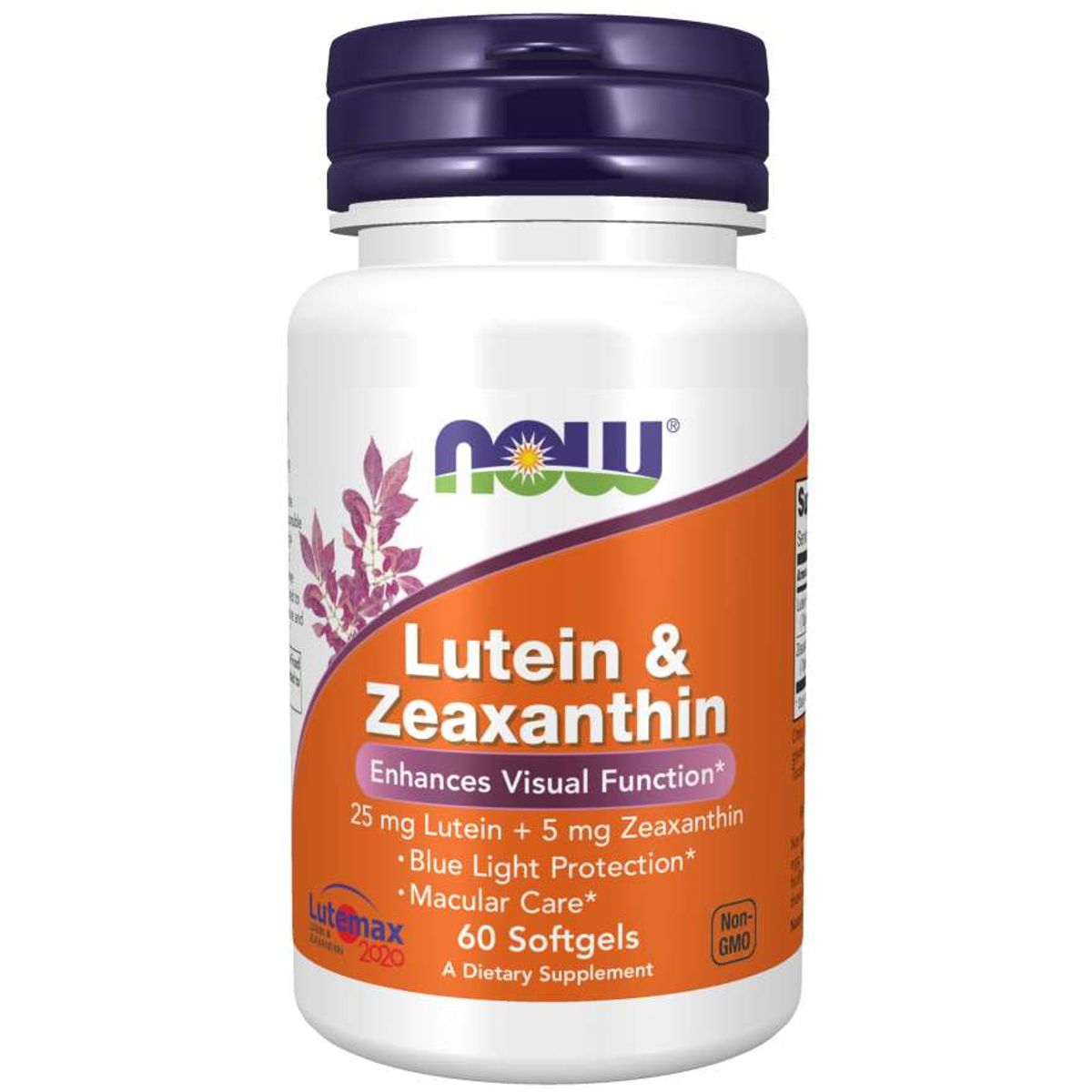 NOW - Lutein 25 mg & Zeaxanthin 5 mg (lutemax 2020) 60 cap