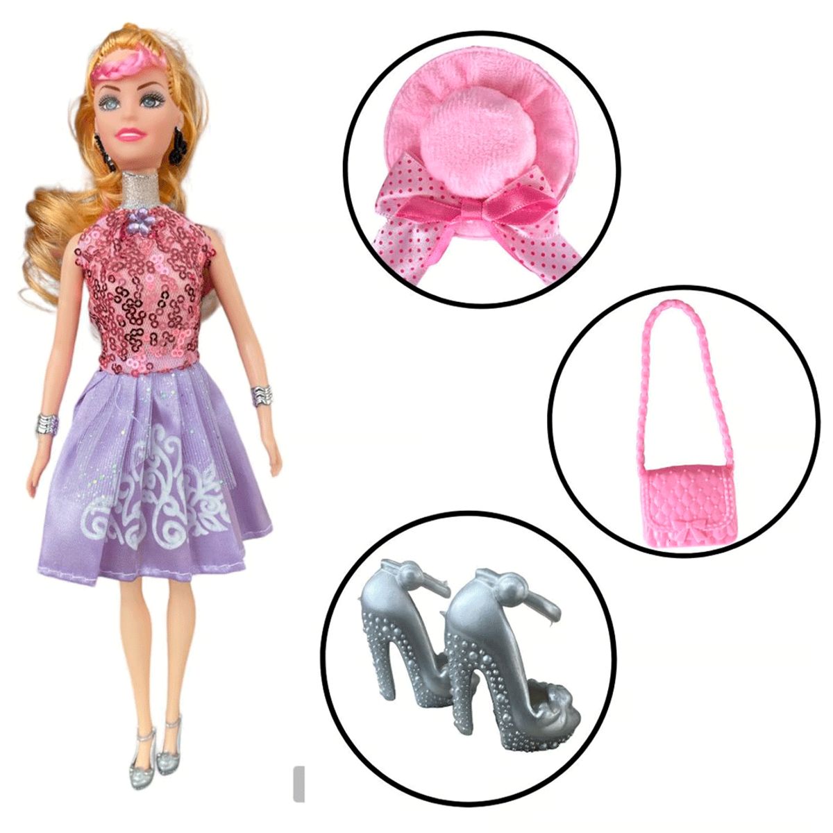 GENERICO - MUÑECA DEAR GIRL CON ACCESORIOS